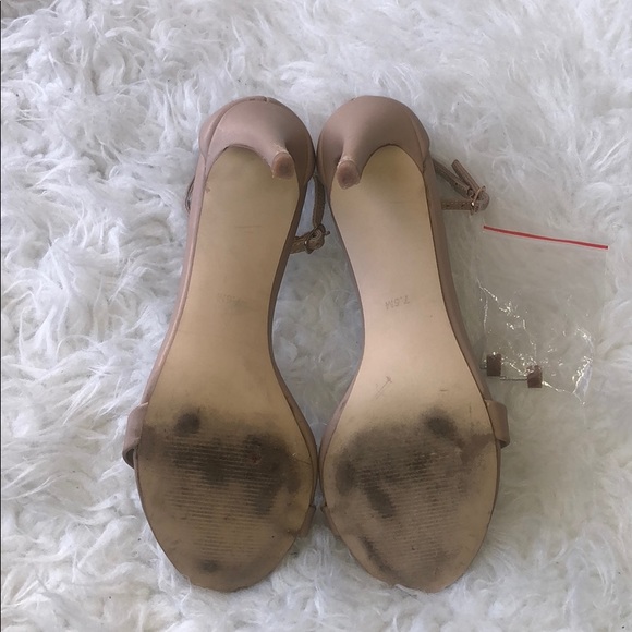 Steve Madden Stecy Natural Ankle Strap Heels - Picture 7 of 8